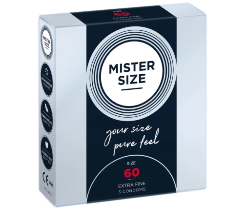Mister Size - 60 mm Condoms 3 Pieces