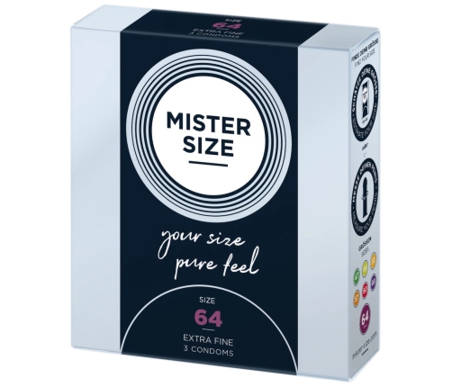 Mister Size - 64 mm Condoms 3 Pieces