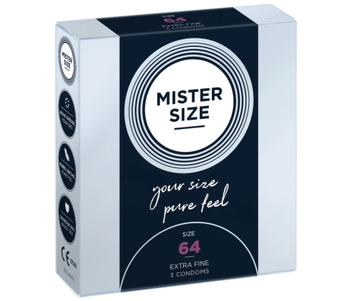 Mister Size - 64 mm Condoms 3 Pieces