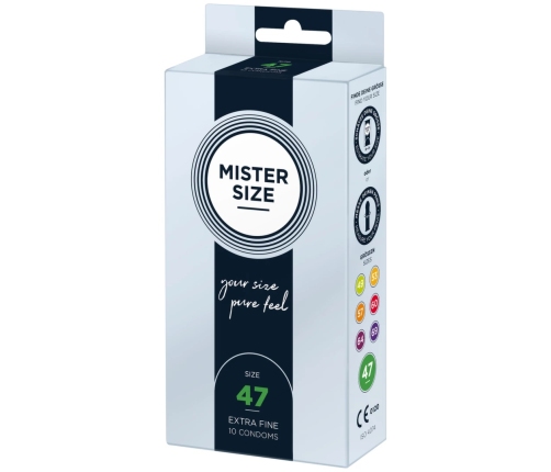 Mister Size - 47 mm Condoms 10 Pieces