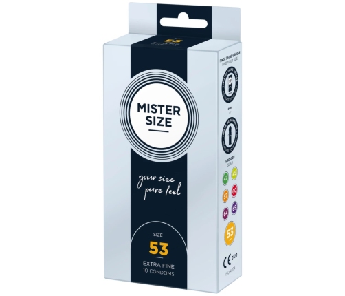 Mister Size - 53 mm Condoms 10 Pieces