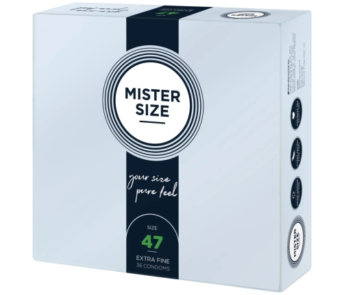Mister Size - 47 mm Condoms 36 Pieces