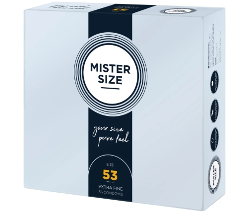 Mister Size - 53 mm Condoms 36 Pieces