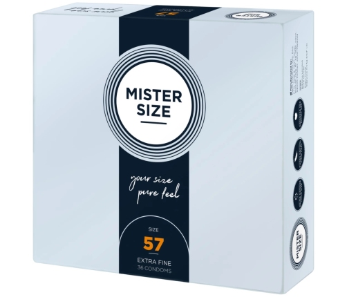 Mister Size - 57 mm Condoms 36 Pieces