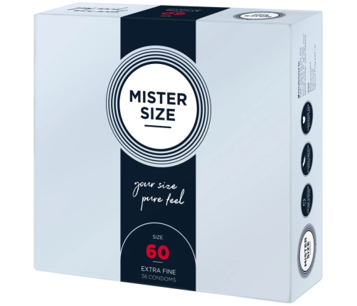 Mister Size - 60 mm Condoms 36 Pieces
