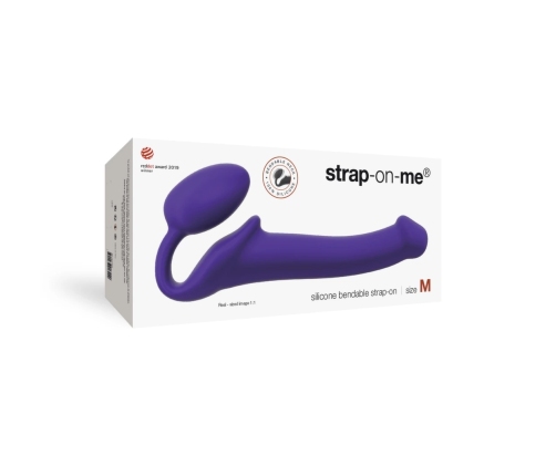 Strap-On-Me Semi-Realistic Bendable Intimate System Purple M
