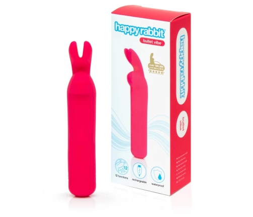 Happy Rabbit - Rechargeable Vibrating Bullet Pink