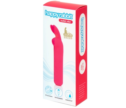 Happy Rabbit - Rechargeable Vibrating Bullet Pink