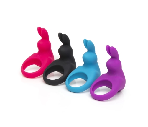 Happy Rabbit - Rechargeable Vibrating Rabbit Cock Ring Purple