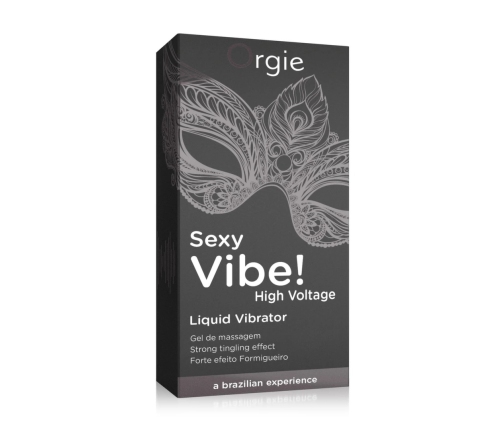 Orgie - Sexy Vibe! High Voltage Liquid Vibrator 15 ml