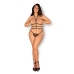 Obsessive - Tigrita 2 pcs Set Brown XL/XXL