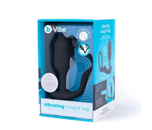b-Vibe Snug & Tug M Intimate Dual System, Vibrating, Weighted, Silicone