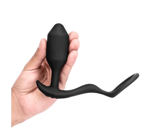 b-Vibe Snug & Tug M Intimate Dual System, Vibrating, Weighted, Silicone