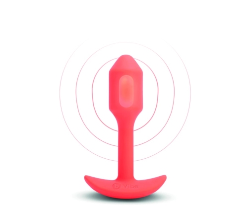 B-Vibe - Vibrating Snug Plug 1 Orange