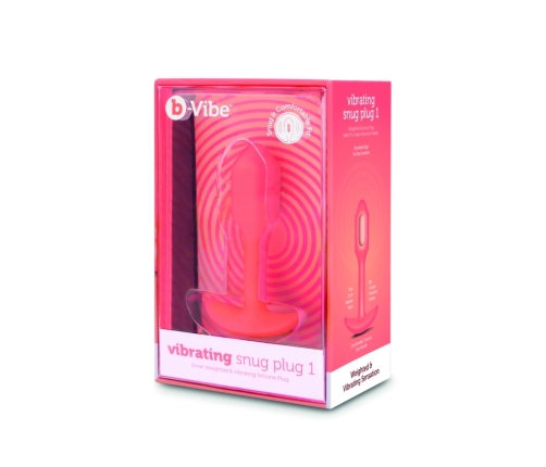 B-Vibe - Vibrating Snug Plug 1 Orange