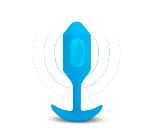 B-Vibe - Vibrating Snug Plug 3 Blue