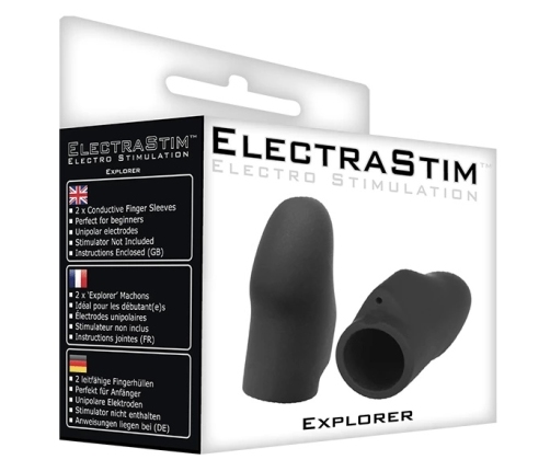 ElectraStim - Silicone Noir Explorer Finger Sleeves