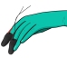 ElectraStim - Silicone Noir Explorer Finger Sleeves