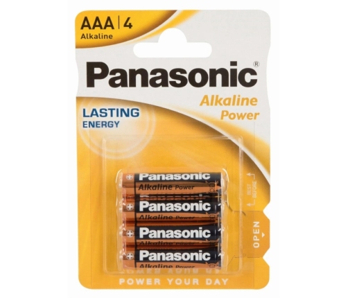Super Alkaline AAA Batteries 4-Pack High Performance Power Cells