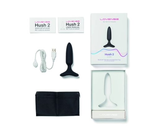 Lovense - Hush 2 Butt Plug XS 25 mm