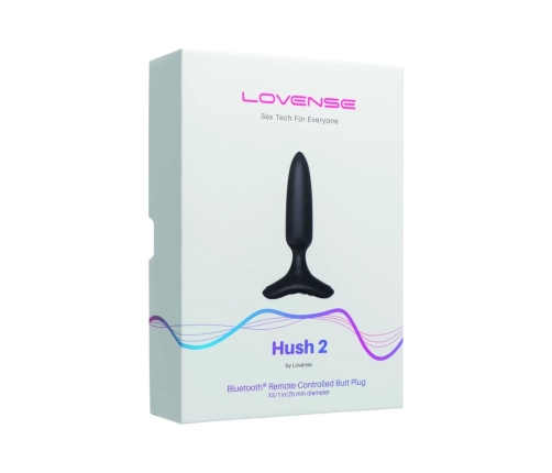 Lovense - Hush 2 Butt Plug XS 25 mm