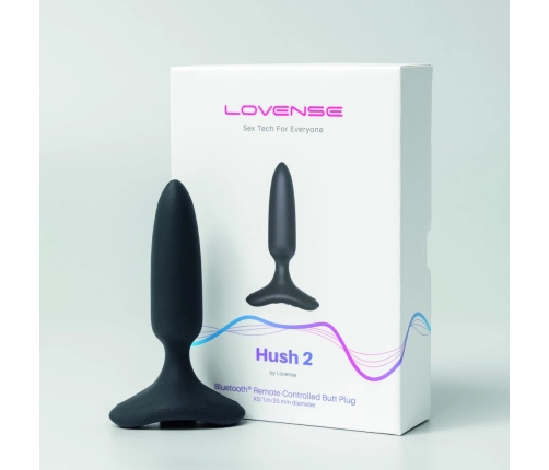 Lovense - Hush 2 Butt Plug XS 25 mm