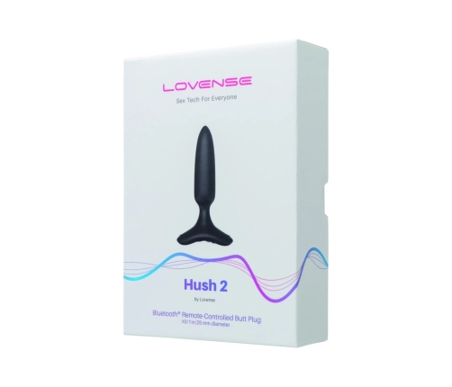 Lovense - Hush 2 Butt Plug XS 25 mm