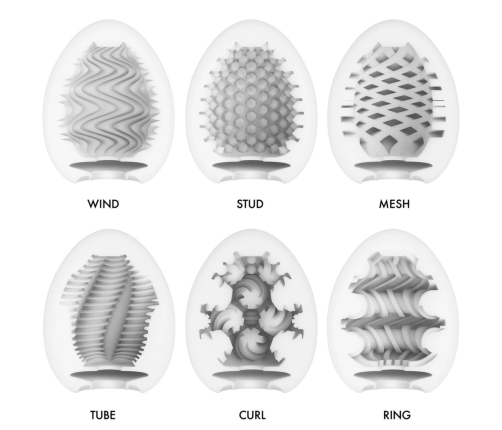 Tenga - Egg Wonder 6 Styles Pack