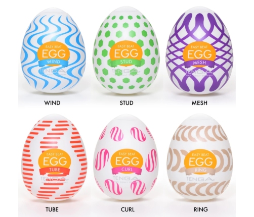 Tenga - Egg Wonder 6 Styles Pack