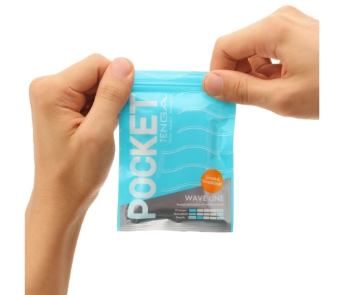 Tenga Pocket Wave Line - Compact Flexible Intimate Device
