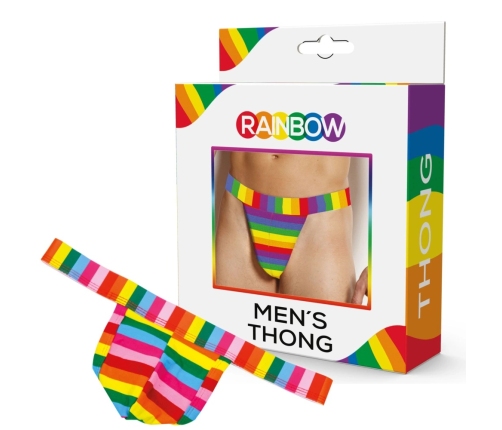 Rainbow Mens Thong