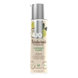 System JO Naturals Olejek do masażu Coconut & Lime 120 ml wegański