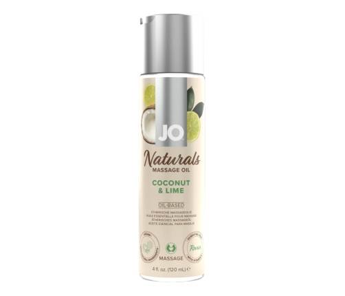 System JO Naturals Olejek do masażu Coconut & Lime 120 ml wegański