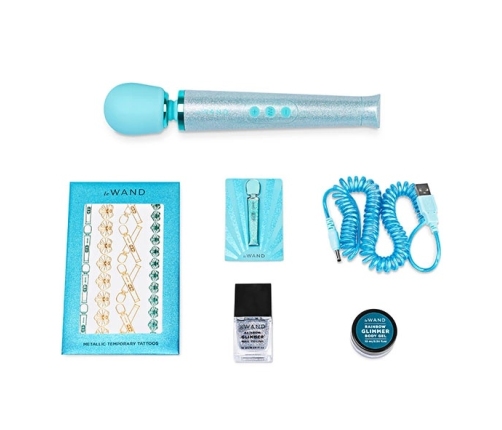 Le Wand - Petite All That Glimmers Massager Blue