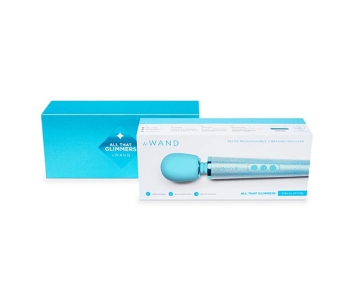 Le Wand - Petite All That Glimmers Massager Blue