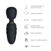 Nomi Tang Pocket Wand Black - Compact Multi-Function Vibrating Massager