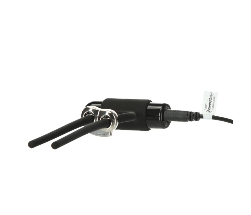 PowerBullet Bolo Adjustable Silicone Intimate Ring Black USB 9 Modes