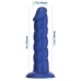 Addiction Fantasy 20 cm Intimate Model Unicorn Blue Silicone Ribbed