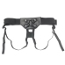 Addiction Strap-On Harness Adjustable Black One Size with PowerBullet