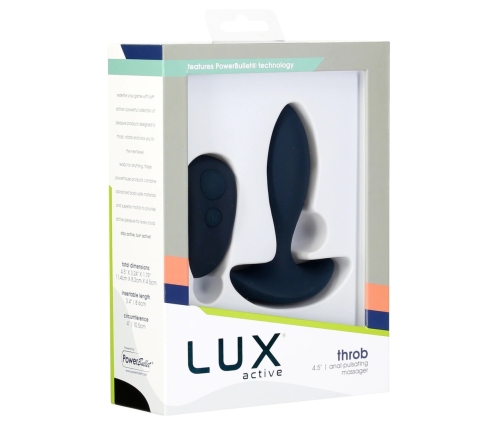 Lux Active Throb Remote-Controlled Pulsating Anal System Silicone 11.4cm