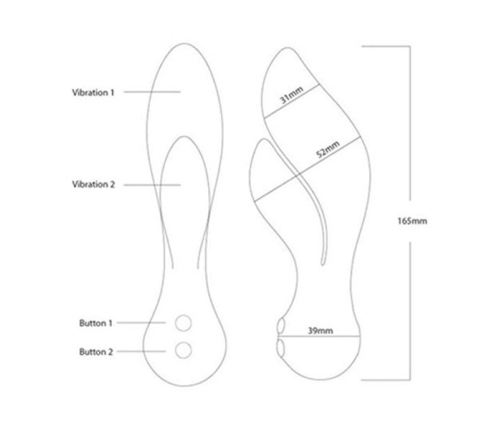 Swan Feather Pink - Dual-Action Intimate Device, Flexible Design