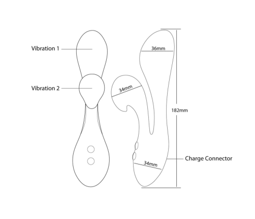 Swan Silhouette Intimate Device Dual Motor Pink Satin Finish