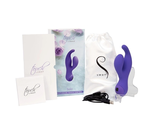 Swan Touch Solo Rabbit Intimate Machine Purple Silicone