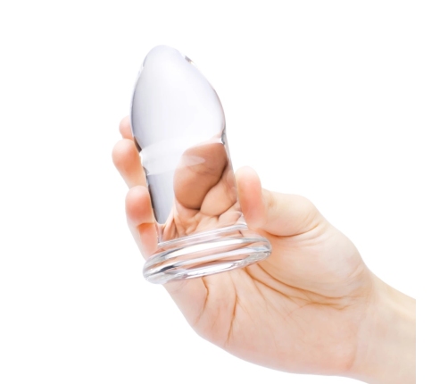 b-Vibe Glass Dilator Set - 4-Piece Progressive Training Kit, Clear