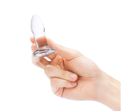 b-Vibe Glass Dilator Set - 4-Piece Progressive Training Kit, Clear