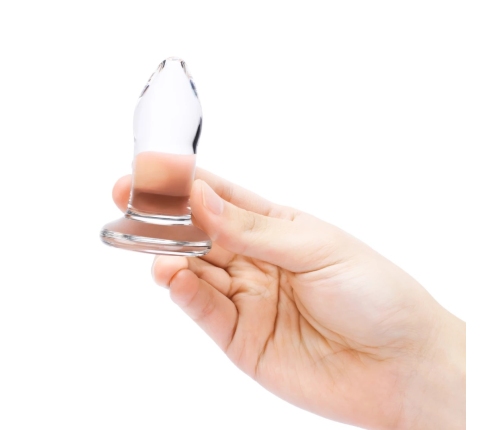 b-Vibe Glass Dilator Set - 4-Piece Progressive Training Kit, Clear