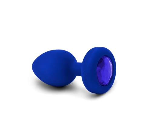 B-Vibe - Vibrating Jewel Plug L/XL Navy
