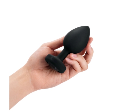 B-Vibe - Vibrating Jewel Plug XXL Black