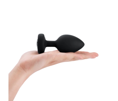 B-Vibe - Vibrating Jewel Plug XXL Black