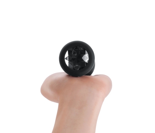 B-Vibe - Vibrating Jewel Plug XXL Black